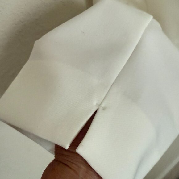 SIZE 14W TALBOTS WHITE HAMPSHIRE ANKLE PANT BRAND NEW WITH TAGS. FULLY LINED - Picture 7 of 12